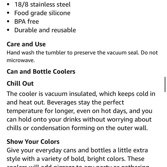 Zak can bottle tumbler cooler - new slate gray - Picture 5 of 8